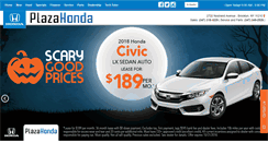 Desktop Screenshot of plazahonda.com